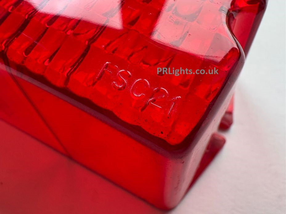 Federal Signal FSC21 Vector / Vision / Viewpoint Signal Master Light Lens Cover - RED