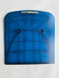 Federal Signal Legend Lightbar Top Lens Cover - Blue - 8653101-03