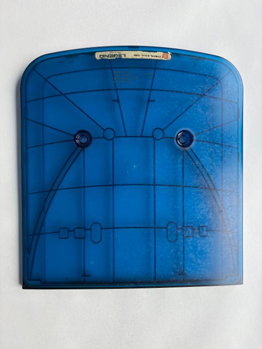 Federal Signal Legend Lightbar Top Lens Cover - Blue - 8653101-03
