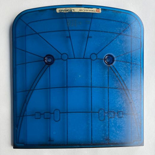 Federal Signal Legend Lightbar Top Lens Cover - Blue - 8653101-03