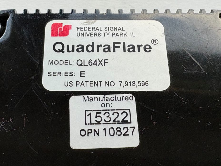Federal Signal QuadraFlare LED Light Head QL64XF