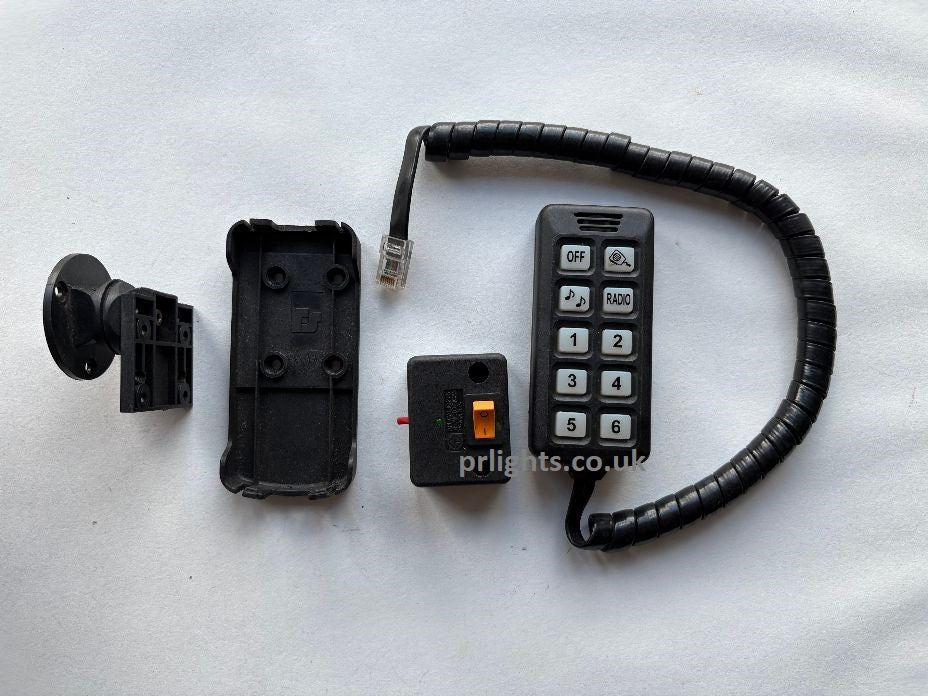 Federal Signal Vama AS-422/6S Control Head / Keypad with Microphone