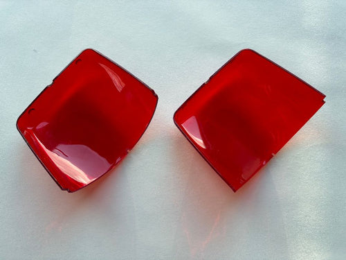 Federal Signal Vector Vision Viewpoint Lightbar Pod Lens Inserts Red Rear View