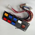 Vintage UK Police Car Ambulance Fire Truck Illuminated Switch Panel