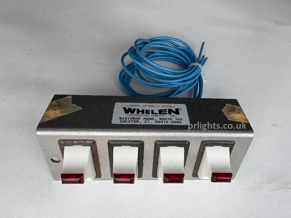 Vintage Whelen Illuminated Carling Switch Panel